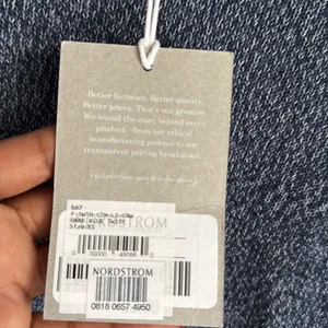 NEW Everlane Soft Cotton Crew Sweater Blue Size XS thumbnail 8