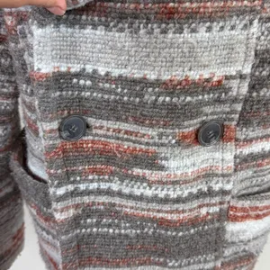 Prana Arria Wool‎ Blend Marble Chunky Knit Collared Jacket Size Small thumbnail 6