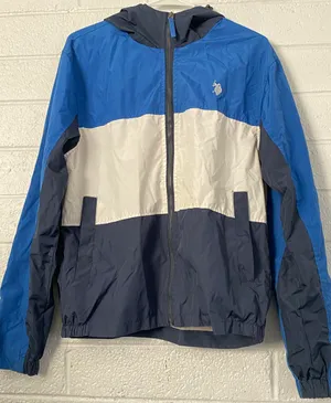 U.S. Polo Assn. Blue Windbreaker thumbnail 1