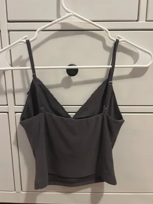White Fox Boutique Grey Tank Top thumbnail 2