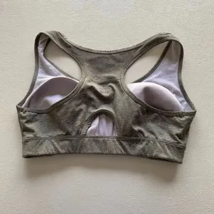 FILA Sport Running Sports Bra XL Gray Racerback Medium Support Athletic thumbnail 2