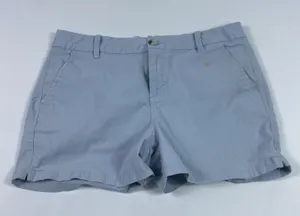 Columbia PFG Shorts Womens 12 Light Gray Cotton Blend Fishing Casual thumbnail 1