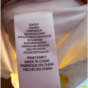 WAYF‎ Yellow White Floral Desi Corset Dress Size XS NWT thumbnail 8