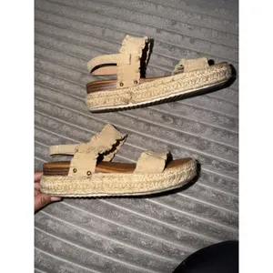 Pierre Dumas Women's Beige Wedges Size 6 thumbnail 3