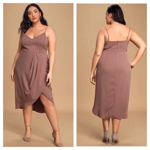 NWT Lulus Reinette Mauve Purple Corset Slip Midi Dress Small Cocktail Wedding thumbnail 15