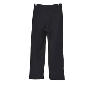 Halara High Waisted Button Front Flare Work Pants Black L Tall Stretch thumbnail 2
