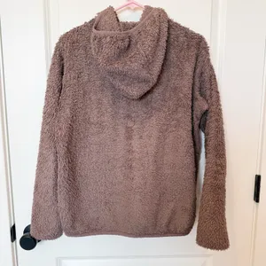 Patagonia Womens Los Gatos 1/4 Zip Up Hoodie Medium Granola Outdoors Brown thumbnail 3