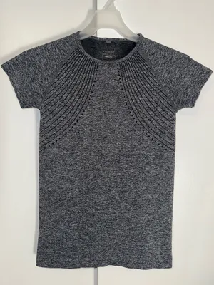 Primark Workout Top Short Sleeve Heather Gray Women’s 10 / 12 thumbnail 3