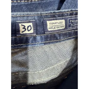 Miss Me Jeans Signature Ankle Skinny Women's 30 Blue JP5970AK Embellished Boho thumbnail 3