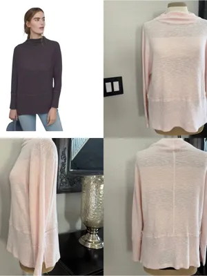 Maeve Anthropologie Eri + Ali Holdrege Pullover Sweater Mock neck S thumbnail 2