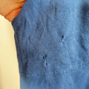 Polo Ralph Lauren‎ Pony Terry Knit Mini Skirt Pocket Cotton Blue Women Large thumbnail 3