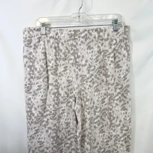 Carole Hochman‎ Large Pajama Set Cotton Gray Animal Print Lounge Luxury 759 thumbnail 8