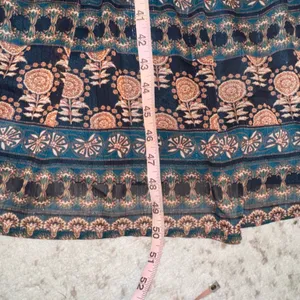 Gorgeous aureum small medium fall jewel tone print button maxi dress thumbnail 9