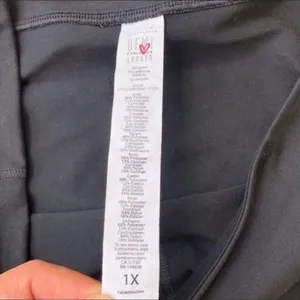 Fabletics Demi Lovato Black Side Mesh Leggings Size 1X thumbnail 3