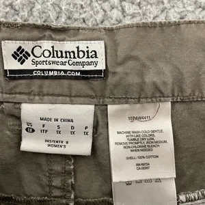 Columbia Shorts Women 1x(42x9) Brown Outdoor‎ Hiking Cargos thumbnail 3