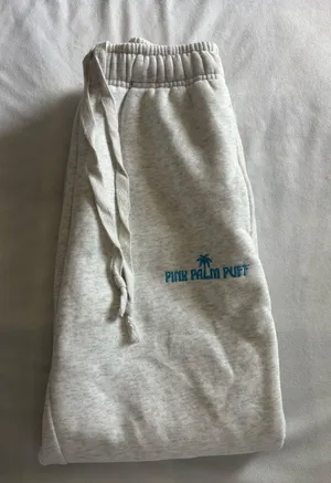 Pink Palm Puff Sweatpants thumbnail 2