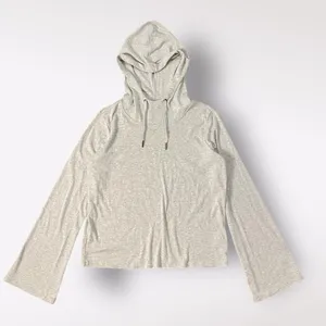 GAIAM Flare Sleeve Athletic Womens Hoodie Size Small Gray Casual Lounge‎ thumbnail 1