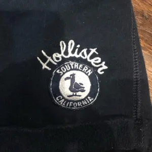 Y2K 2000s Hollister Southern California Mini Micro Sweat Shorts Navy Blue Large thumbnail 2