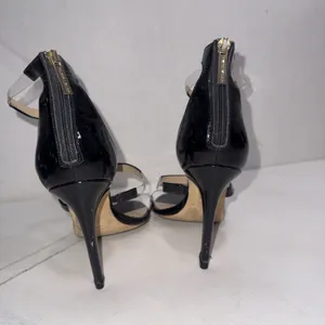 Tamara Mellon Black Clear Designer Quiet Luxury Minimalist Shoes Pumps Heels 38 thumbnail 14
