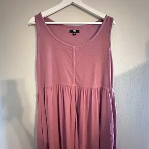 FRYE Women’s Maxi Dress Dusty Rose‎ Pink Mauve Size XL Sleeveless Button Front thumbnail 10