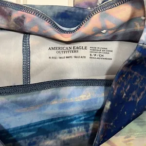 American Eagle patterned high rise leggings thumbnail 3