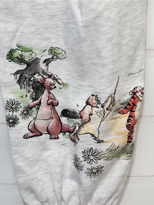 Winnie the Pooh Women's Graphic Joggers Size Medium NWOT thumbnail 8