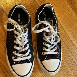 Converse Chuck Taylor All Star Ox "All Of the Stars" Women Shoes Black-White- 7M thumbnail 6