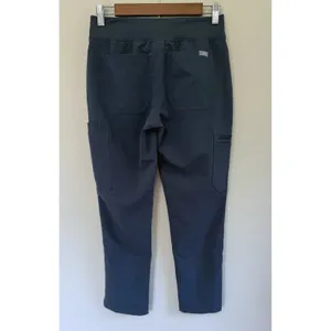 Figs Women's Yola High-Waisted Slim Scrub Pant In Dark Harbor Size XS/P thumbnail 4