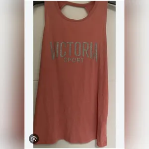 Victoria Sport Pink Tank Top. thumbnail 2