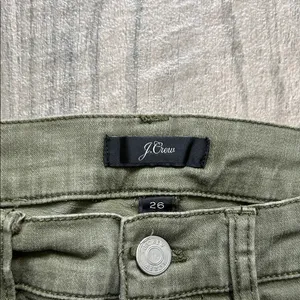 J. Crew Women's Olive Straight Leg Pants thumbnail 2