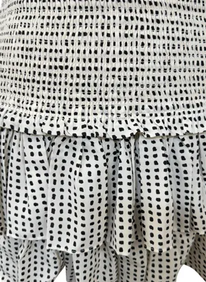 RESET Charlie Mini Skirt Polka Dot Casual Womens Medium thumbnail 6