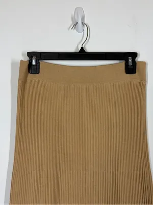 Free People Shine Bright Ribbed Maxi Skirt Size Small thumbnail 6