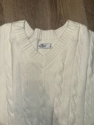 Hollister Sweater Vest White thumbnail 4