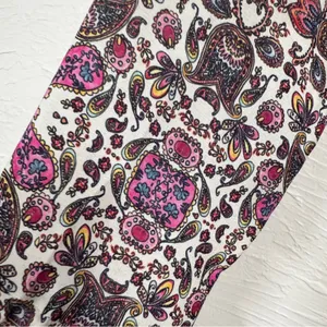 Shoshanna Purple Paisley Silk Dropped Waist Mini Dress Womens 0 Boho Coquette thumbnail 6