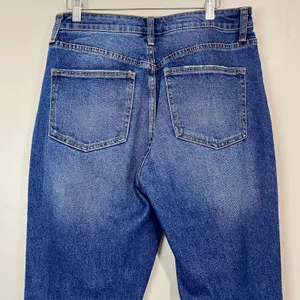 Women’s Distressed Denim Jean Medium Wash Size Juniors 11 thumbnail 7