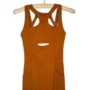 FP Movement Breakaway‎ XS Halogen Jumpsuit Burnt Orange Athleisure Yoga Workout thumbnail 4