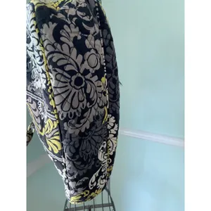 VERA BRADLEY ~ Shoulder Purse Handbag in‎ Baroque Yellow Black Gray thumbnail 3