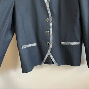 ✨‎ Pendleton Women’s Black 100% Wool Blazer 10 thumbnail 3