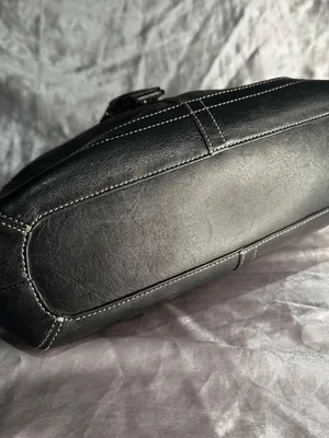 Vintage Y2K Coach Signature Black Buckle Shoulder Bag thumbnail 5