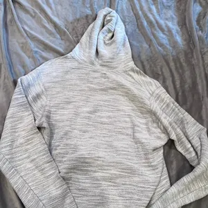 Vintage Gray and White Hoodie Sweatshirt thumbnail 3