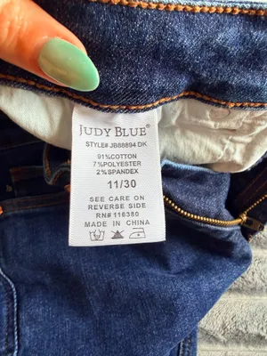 Judy Blue Coastal Cowgirl Parisian Mobwife Timeless Skinny Jeans Size 11/30 thumbnail 5