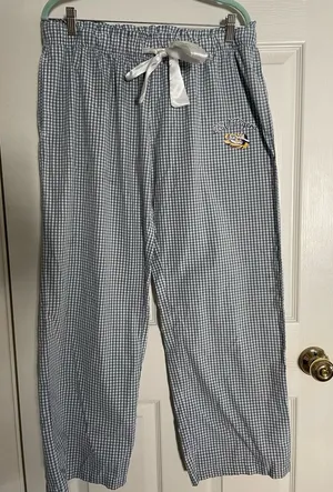 Source Unknown LSU Tiger Gingham Lounge Pants with‎ Drawstring Size Large thumbnail 1