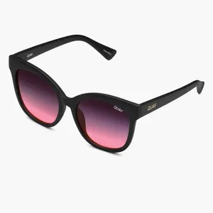 Quay Australia It's My Way 53MM Gradient CatEye Sunglasses-Matte Black/Pink Fade thumbnail 2