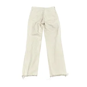 Madewell perfect vintage straight stretch jeans tile white ripped knee 25 thumbnail 6