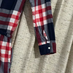 Aerie Flannel Long Sleeve Plaid Pajama Romper thumbnail 8