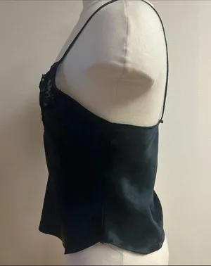 Vintage Black Lace Lingerie Top thumbnail 3