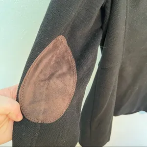 Maralyn & Me Women's Size Medium Double Breasted‎ Peacoat Black Military Lined thumbnail 9