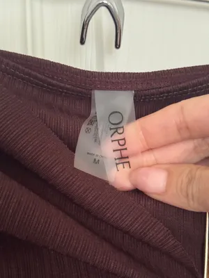 ORPHE nwt brown asymmetric knee length skirt thumbnail 6