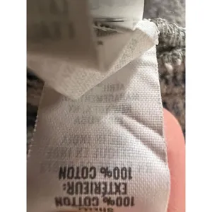 NWT Aerie Plaid Shacket Jacket Cream Blue Gray‎ Large Oversized Cozy Heavyweight thumbnail 6