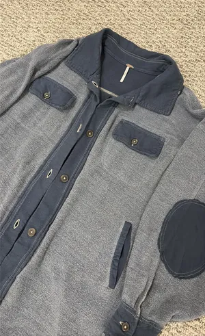 Free People Ruby Shirt Jacket Oversized thumbnail 1